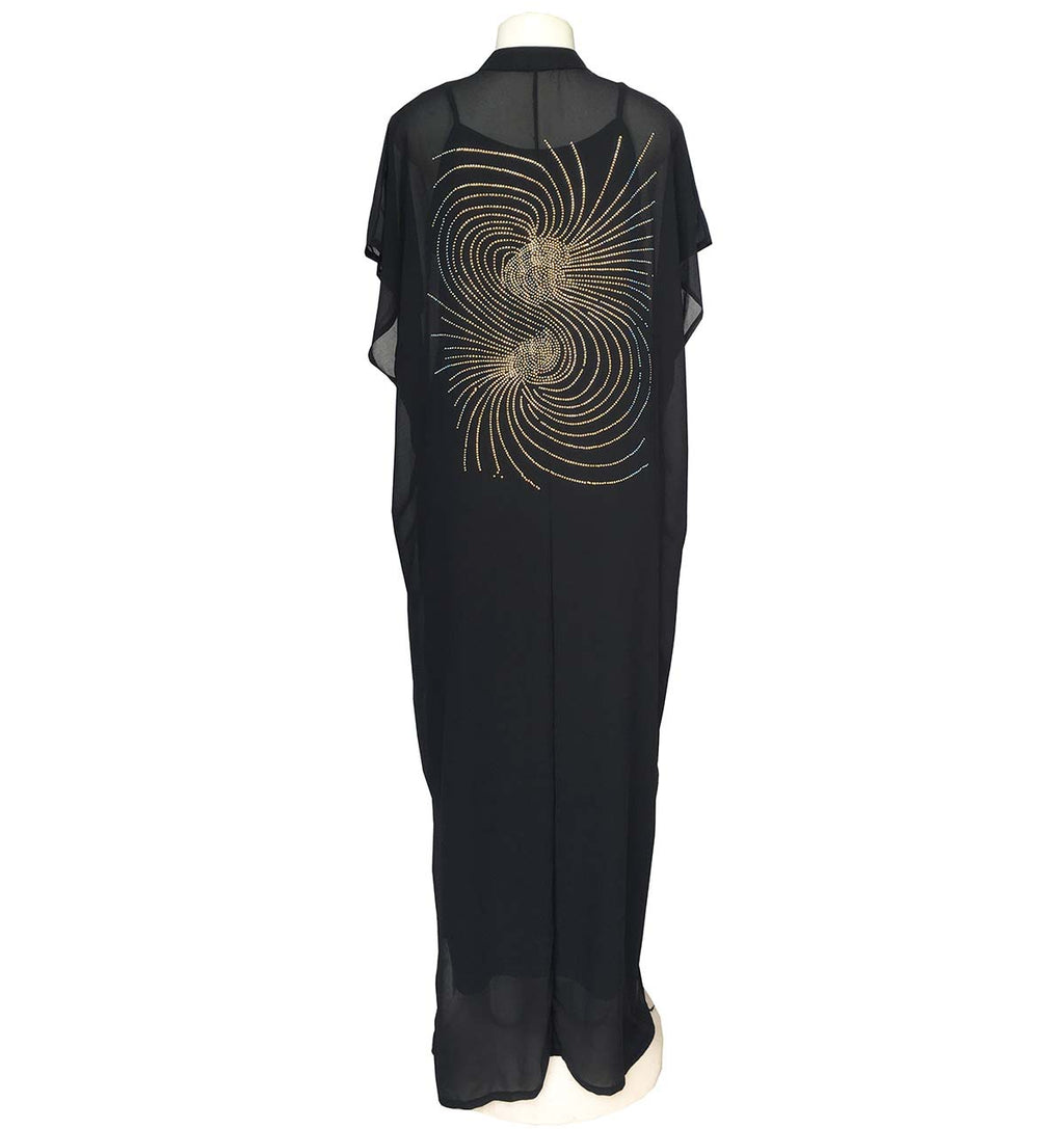Cross-border supply of small collar whirlwind personality hot drilling fashion loose dress African women's dress clearance