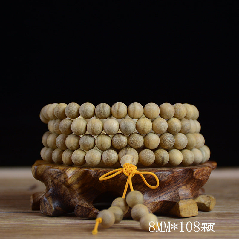 Live Streaming Supply of Papuan Milkwood Buddha Beads, Cultural Jewelry Bracelets, 108 Prayer Beads, Unisex Bracelets