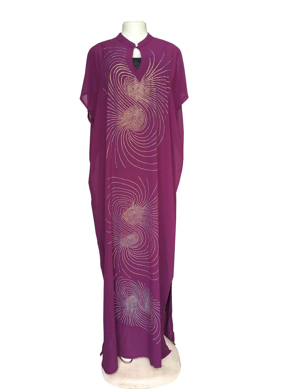 Cross-border supply of small collar whirlwind personality hot drilling fashion loose dress African women's dress clearance