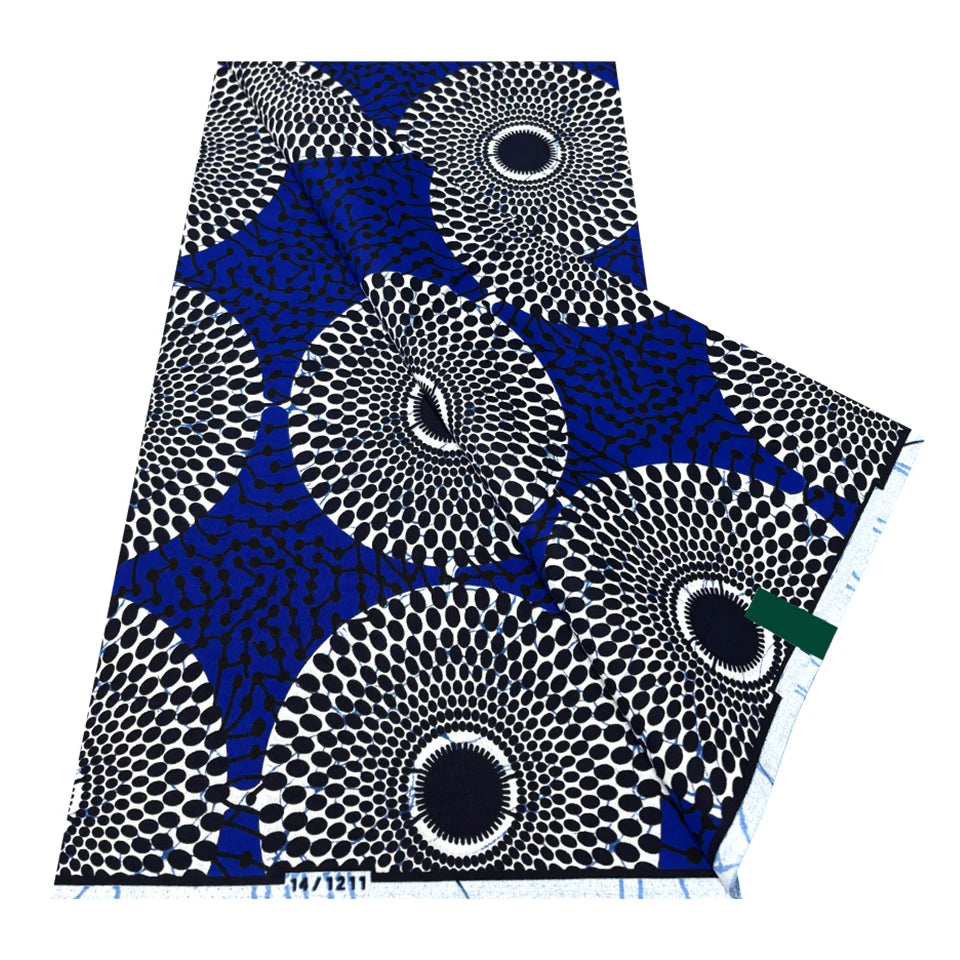 Ankara tissu africain véritable cire impression Pagne afrique cire Textile 100% coton Jacquard conception Ghana Super Batik tissus