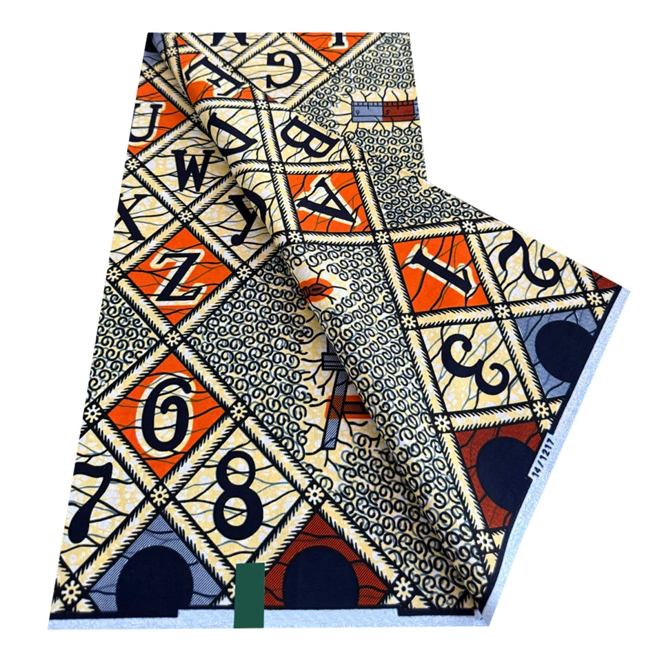 Ankara tissu africain véritable cire impression Pagne afrique cire Textile 100% coton Jacquard conception Ghana Super Batik tissus