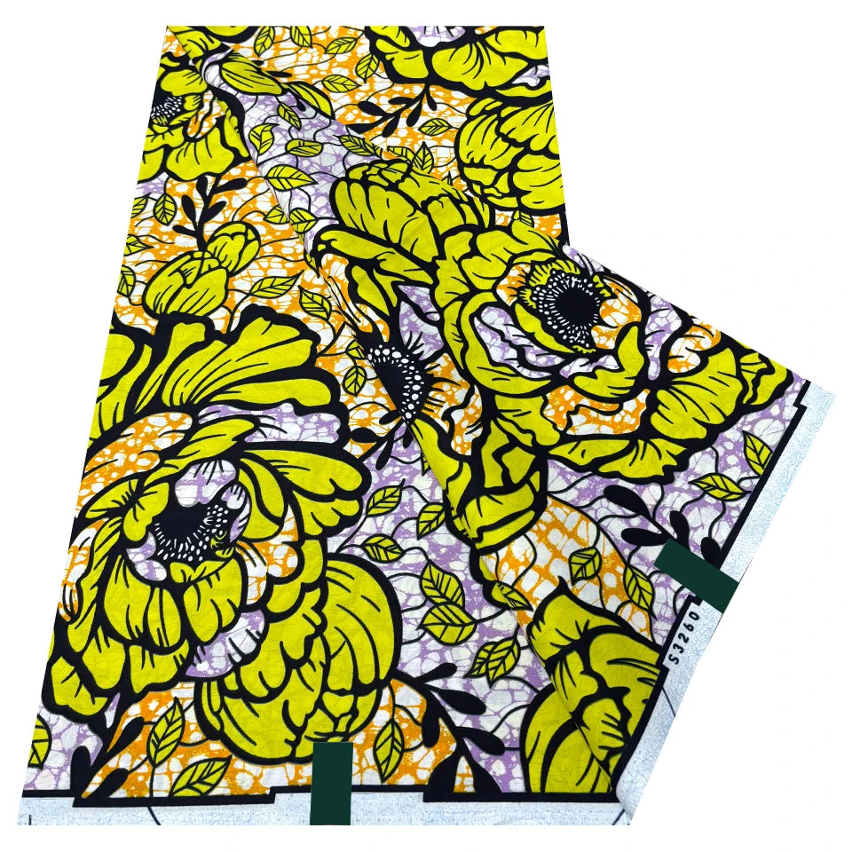 Ankara tissu africain véritable cire impression Pagne afrique cire Textile 100% coton Jacquard conception Ghana Super Batik tissus