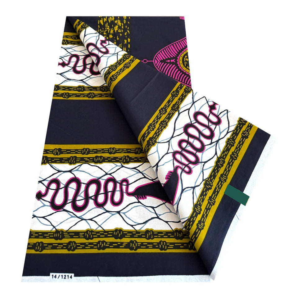 Ankara tissu africain véritable cire impression Pagne afrique cire Textile 100% coton Jacquard conception Ghana Super Batik tissus