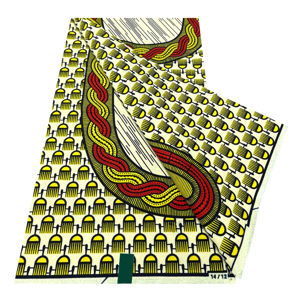 Ankara tissu africain véritable cire impression Pagne afrique cire Textile 100% coton Jacquard conception Ghana Super Batik tissus