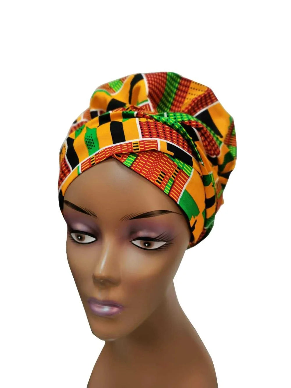 Turban de tête enveloppé de sauna africain pour femmes, accessoires pour cheveux, écharpe pour dames, chapeau, Nigeria, WYB612