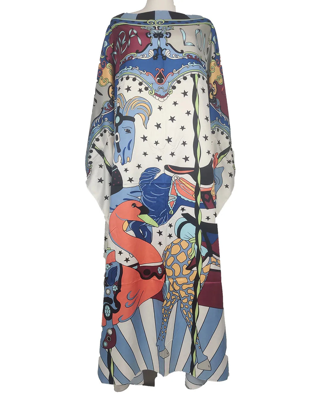 African Dresses For Women Plus Bohemian Summer Swimwear Abaya Muslim Maxi Dress Traditional Dashiki Kuwait Kaftan Clothes