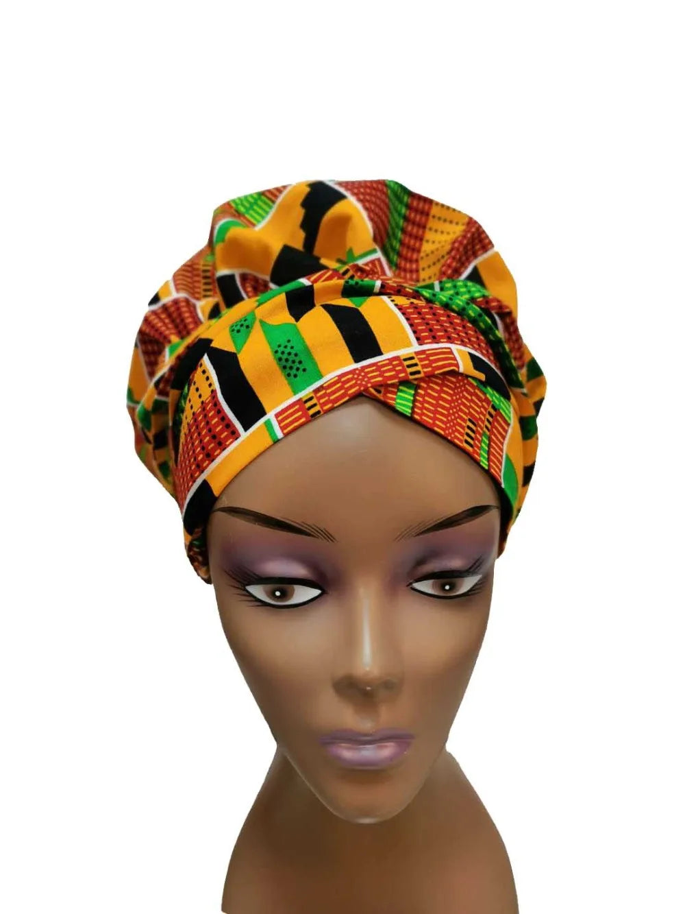 Turban de tête enveloppé de sauna africain pour femmes, accessoires pour cheveux, écharpe pour dames, chapeau, Nigeria, WYB612