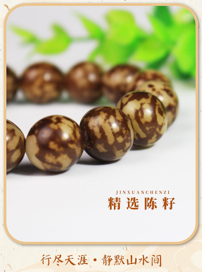 Flower Bodhi Root Bracelet Tiger Bodhi Jewelry Bracelet Men's and Women's Buddha Beads Play Studio Supply Fans Welfare
