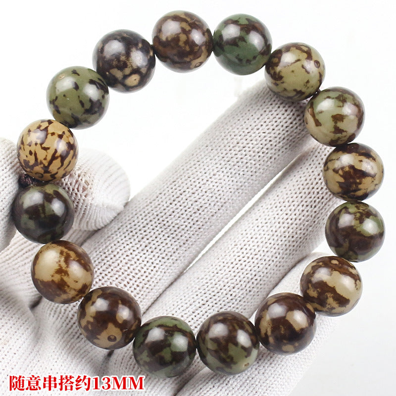Flower Bodhi Root Bracelet Tiger Bodhi Jewelry Bracelet Men's and Women's Buddha Beads Play Studio Supply Fans Welfare