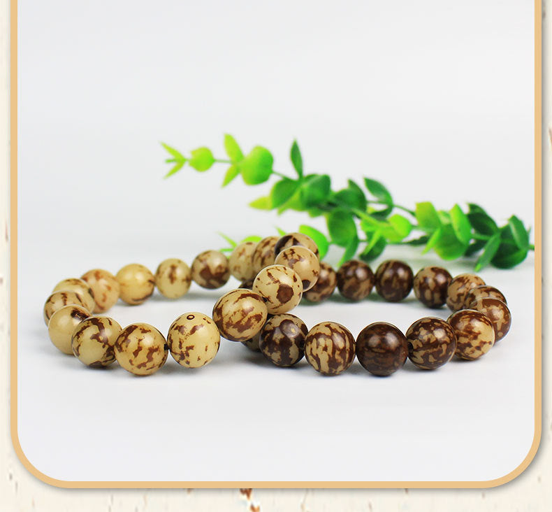 Flower Bodhi Root Bracelet Tiger Bodhi Jewelry Bracelet Men's and Women's Buddha Beads Play Studio Supply Fans Welfare