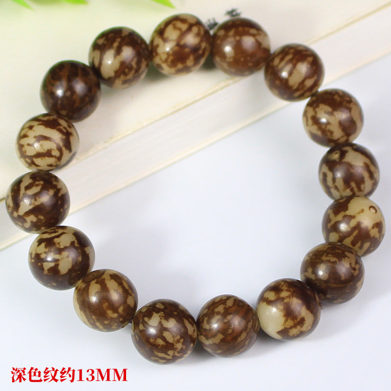 Flower Bodhi Root Bracelet Tiger Bodhi Jewelry Bracelet Men's and Women's Buddha Beads Play Studio Supply Fans Welfare