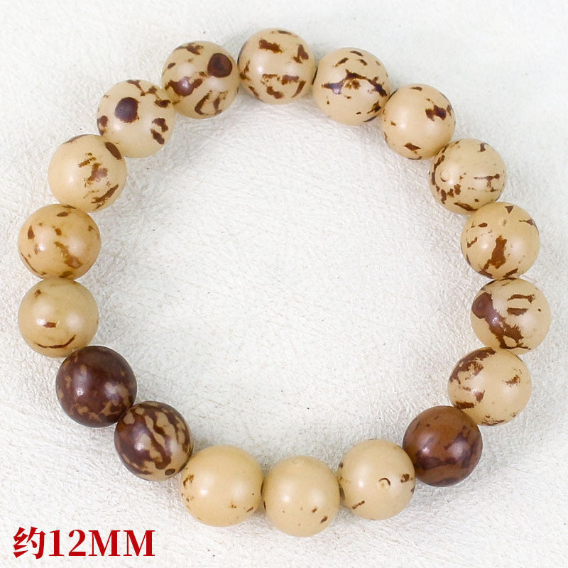 Flower Bodhi Root Bracelet Tiger Bodhi Jewelry Bracelet Men's and Women's Buddha Beads Play Studio Supply Fans Welfare