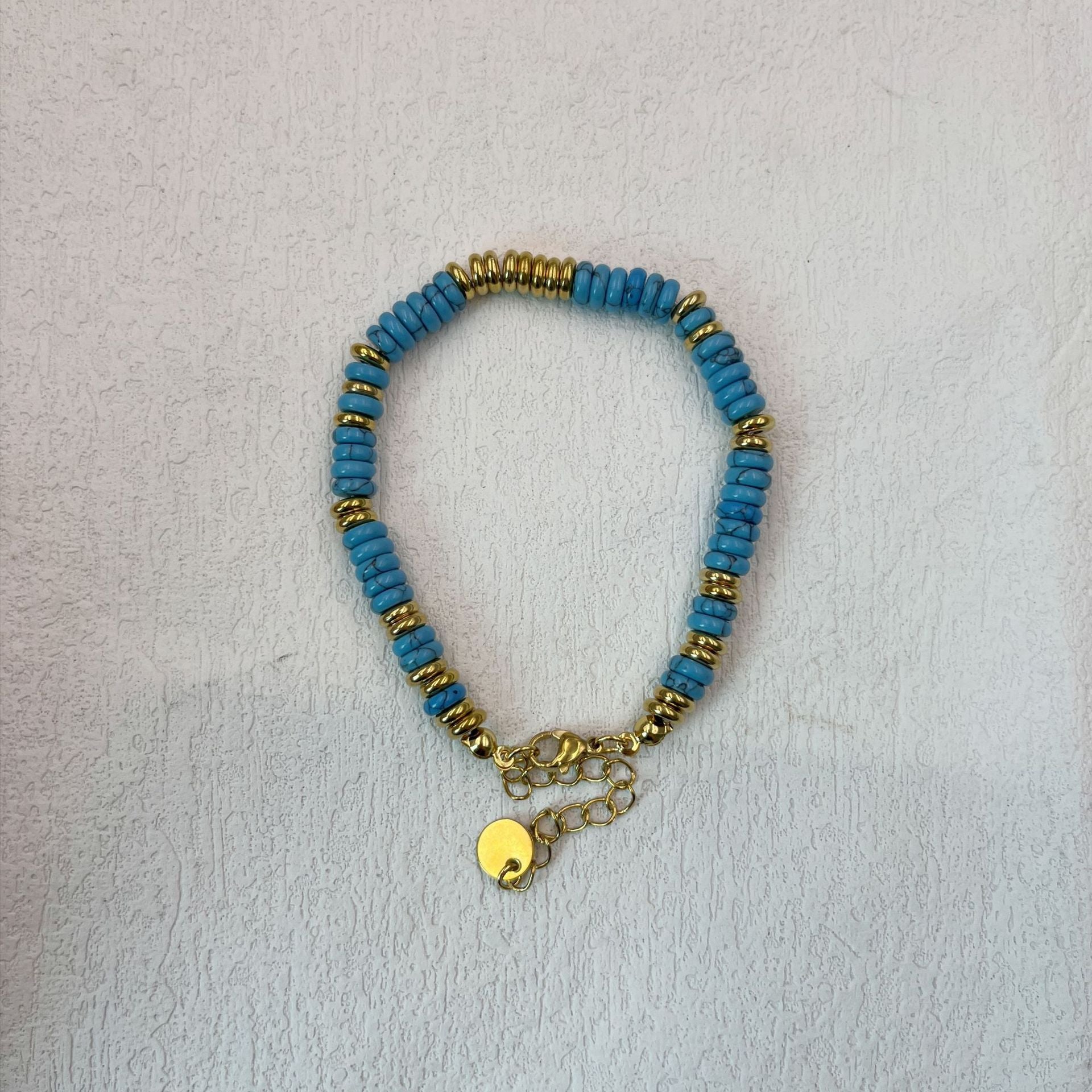 Niche natural semi-precious stone color Frisbee necklace handmade beaded vintage temperament clavicle chain high multi-color optional