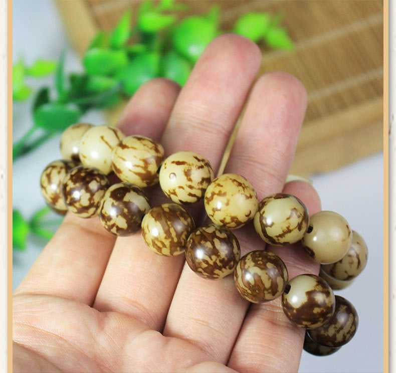 Flower Bodhi Root Bracelet Tiger Bodhi Jewelry Bracelet Men's and Women's Buddha Beads Play Studio Supply Fans Welfare