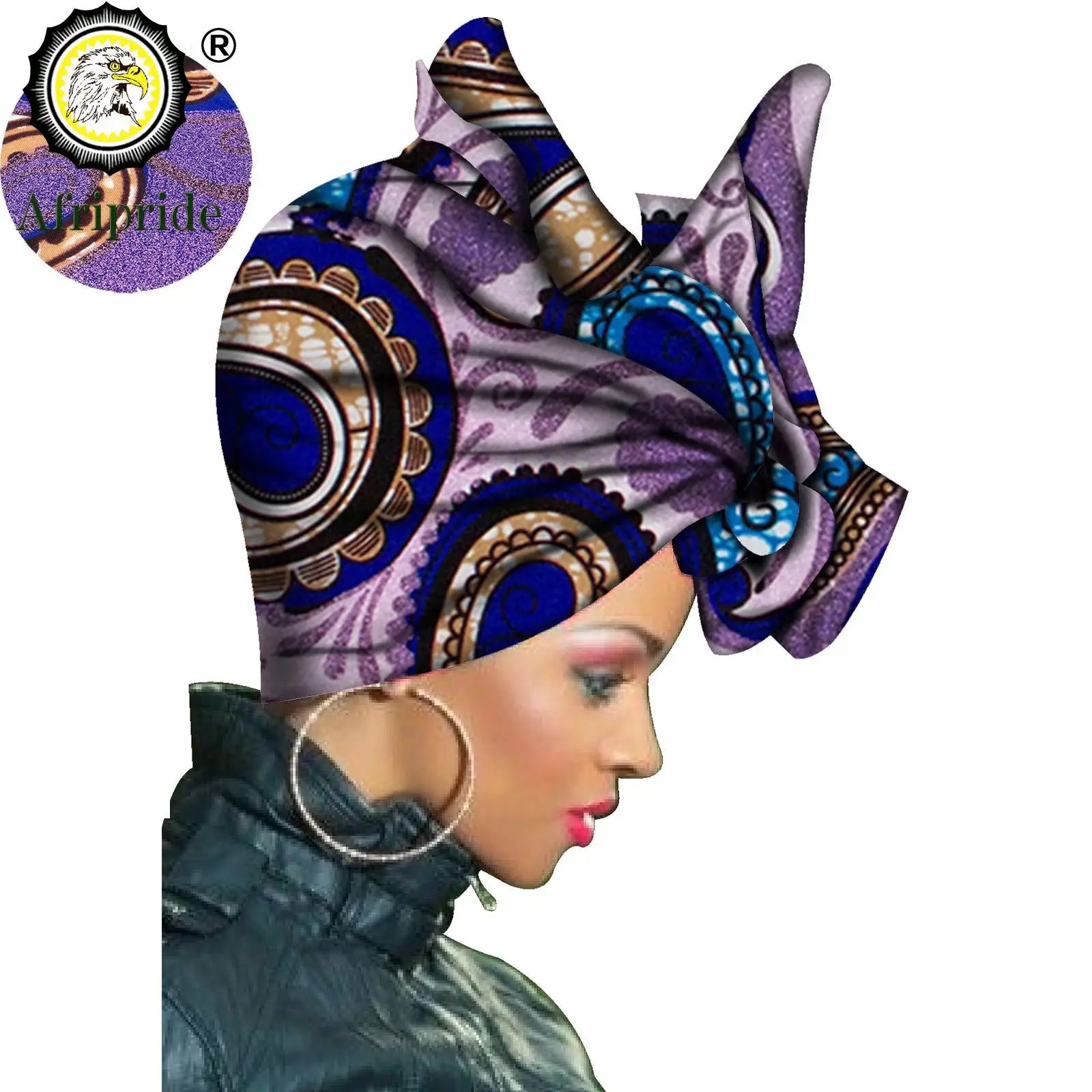 Foulard africain pour femmes imprimer traditionnel foulard Turban coton cire écharpe châles femmes africain tête enveloppement S20H001