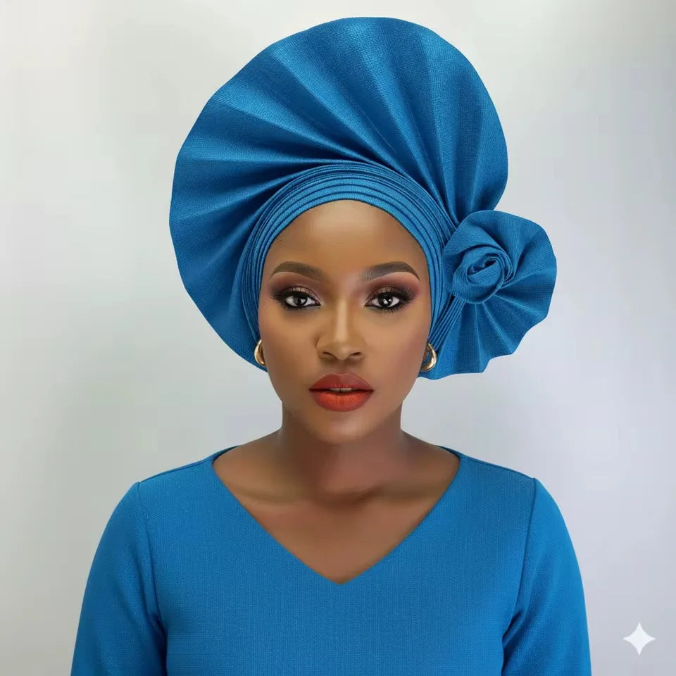 2026 nouveau Turban africain Nigeria Auto Gele bandeau Auto Gele femmes Turban casquette de mariage Geles musulman bandeau Bonnet