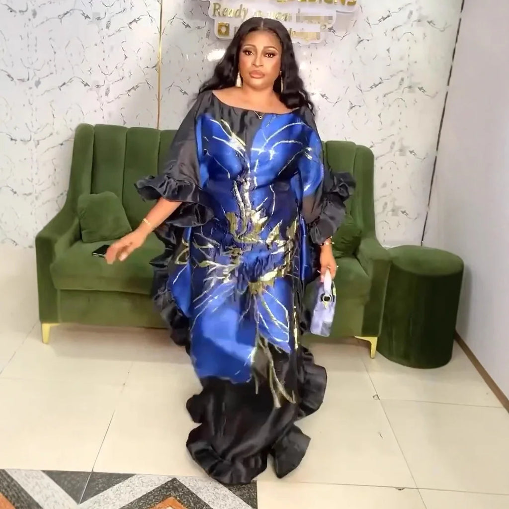 African Dresses for Women Traditional Africa Clothing Dashiki Ankara Outfits Gown Abayas Robe Muslim Kaftan Maxi Long Dress 2025