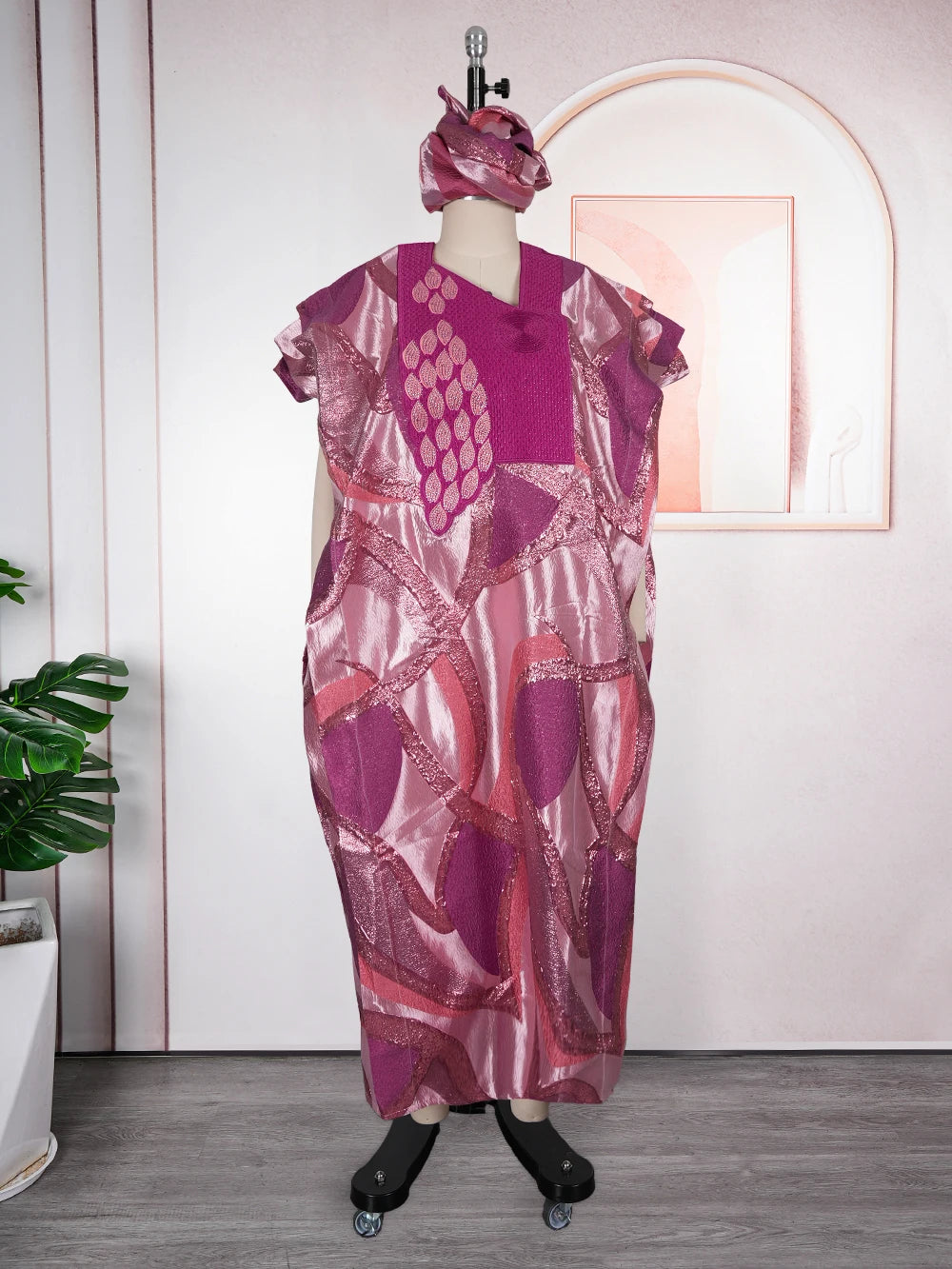 African Dresses for Women Traditional Africa Clothing Dashiki Ankara Bazin Luxury Embroidery Gown Muslim Kaftan Maxi Long Dress