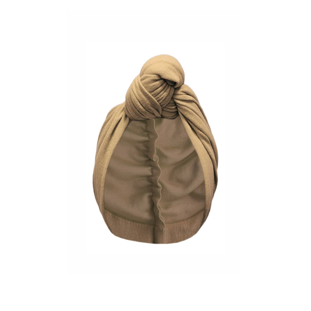 Couvre-chef noués pour femmes, Turban africain, bonnet pré-noué, couvre-cheveux