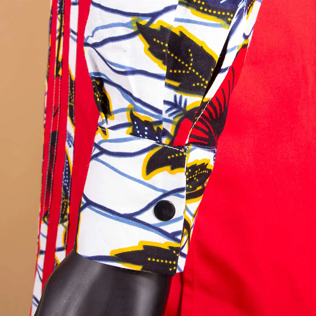 Tenues de couple assorties pour hommes, ensembles chemises et pantalons, robes africaines Dashiki pour femmes, haut et jupes fendues pour mariage, Y23C006