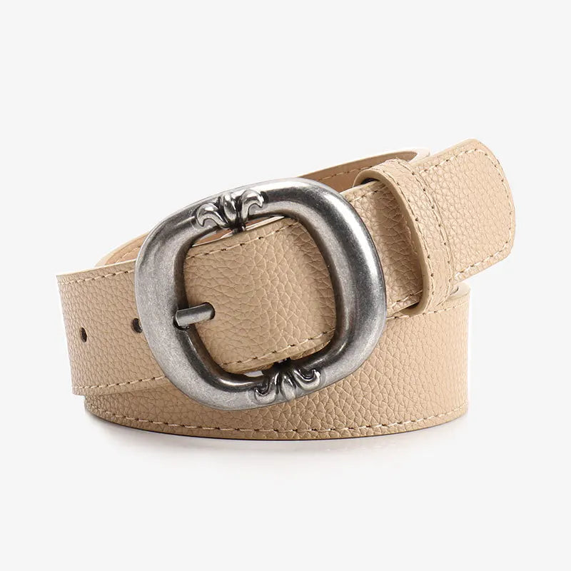Ceinture imprimée léopard pour femmes, mode décontractée, polyvalente, accessoires pour jeans, ceinture gothique rétro en cuir Pu, boucle ardillon