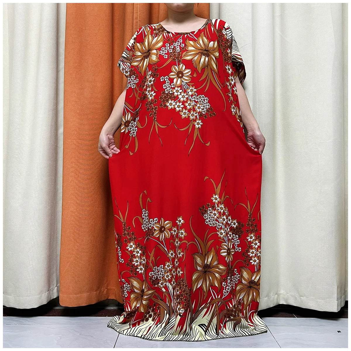 Latest Hot Sale African Dress For Women Muslim Abaya Dubai Turkey Muslim Fashion Hijab Cotta Dress American Islam Clothing