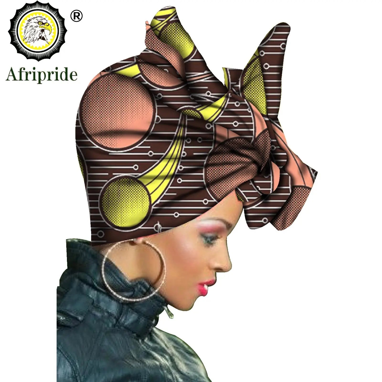 Foulard africain pour femmes imprimer traditionnel foulard Turban coton cire écharpe châles femmes africain tête enveloppement S20H001