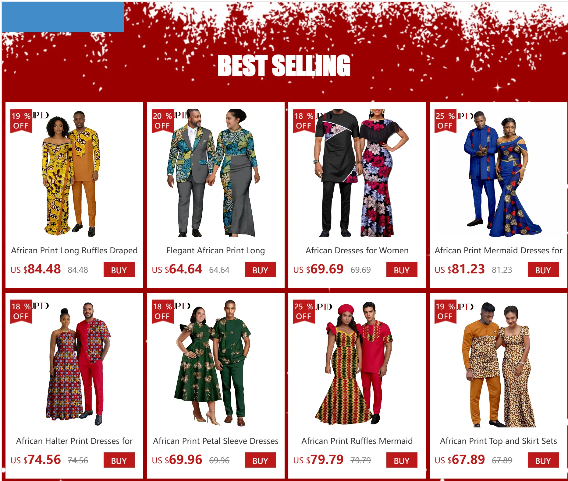 African Dresses for Women Matching Couple Outfits Bazin Riche Dashiki Slim Tassel Print Long Dresses for Party Vestidos Y23C009