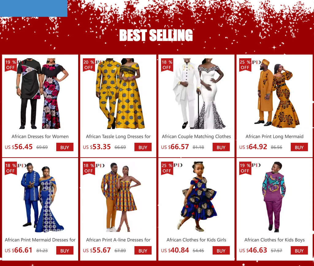 Robes africaines à imprimé Halter pour femmes, tenues assorties pour hommes, ensembles chemise et pantalon, vêtements de couple africains pour fête 26C005