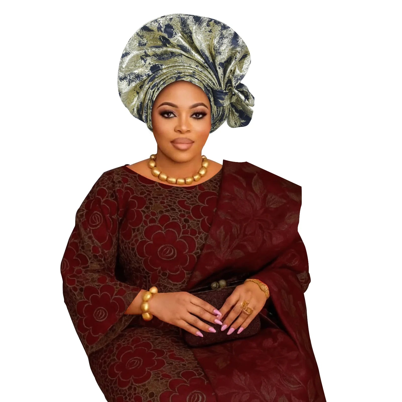 Nouveau Turban Africain 2026, Auto Gele Nigérian, Foulards de Tête Auto Gele, Bonnets Turban pour Femmes, Geles de Mariage, Foulards de Tête Musulmans, Bonnets