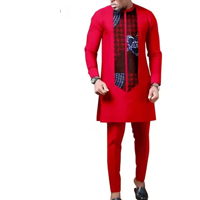 Robes africaines pour femmes, tenues assorties pour couples Bazin Lover, robes de soirée sirène imprimées, ensembles chemise et pantalon pour hommes, tenues de mariage