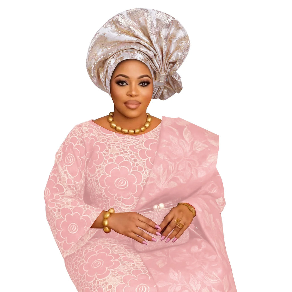 Nouveau Turban Africain 2026, Auto Gele Nigérian, Foulards de Tête Auto Gele, Bonnets Turban pour Femmes, Geles de Mariage, Foulards de Tête Musulmans, Bonnets