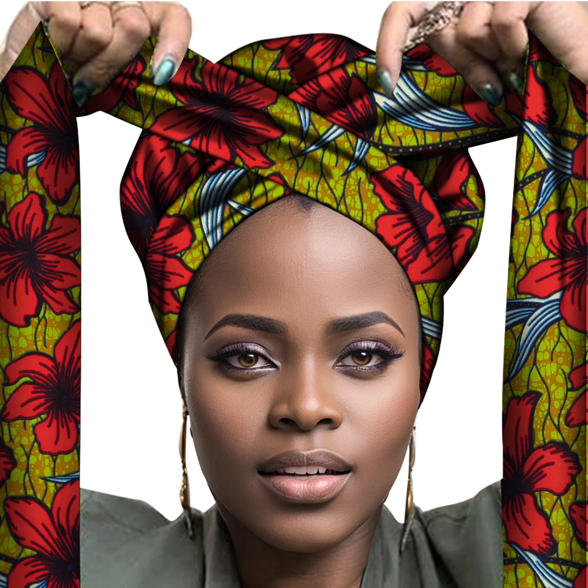 Turban de tête enveloppé de sauna africain pour femmes, accessoires pour cheveux, écharpe pour dames, chapeau, Nigeria, WYB612