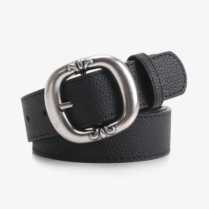 Ceinture imprimée léopard pour femmes, mode décontractée, polyvalente, accessoires pour jeans, ceinture gothique rétro en cuir Pu, boucle ardillon