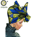 Foulard africain pour femmes imprimer traditionnel foulard Turban coton cire écharpe châles femmes africain tête enveloppement S20H001