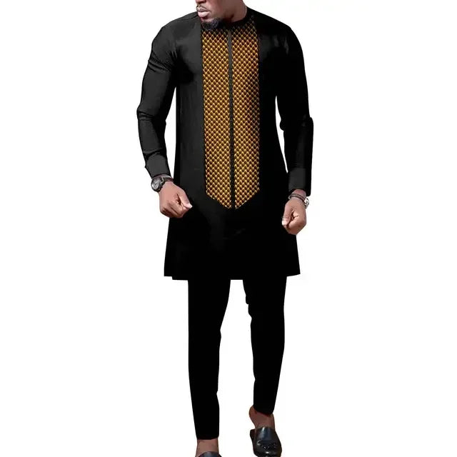 Robes africaines pour femmes, tenues assorties pour couples Bazin Lover, robes de soirée sirène imprimées, ensembles chemise et pantalon pour hommes, tenues de mariage