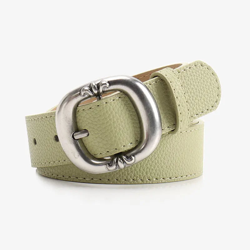 Ceinture imprimée léopard pour femmes, mode décontractée, polyvalente, accessoires pour jeans, ceinture gothique rétro en cuir Pu, boucle ardillon