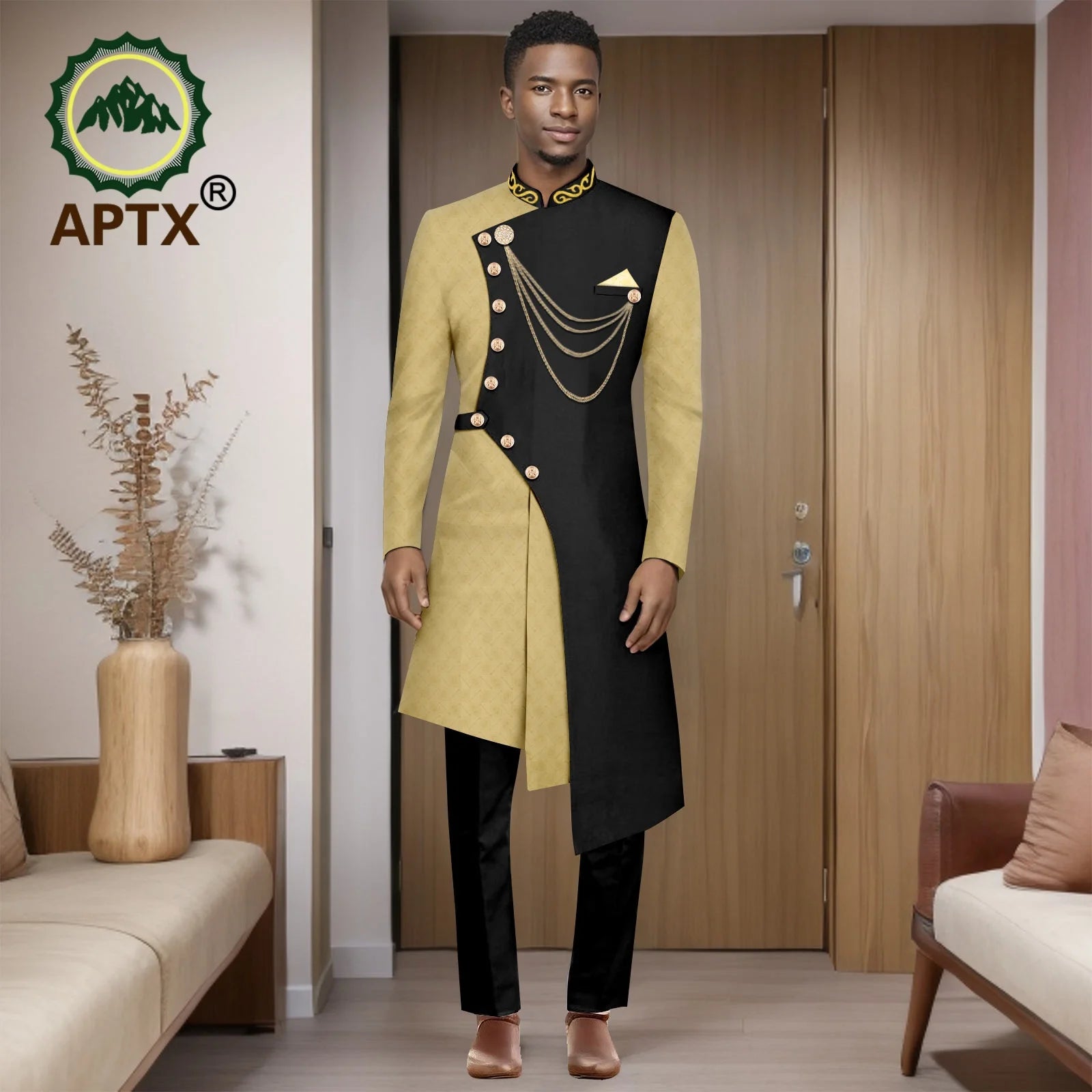 Costumes africains pour hommes, mode 2025, ensemble deux pièces (haut + pantalon), tenue Dashiki pour hommes, vêtements de fête et de mariage, vêtements pour hommes 2516001
