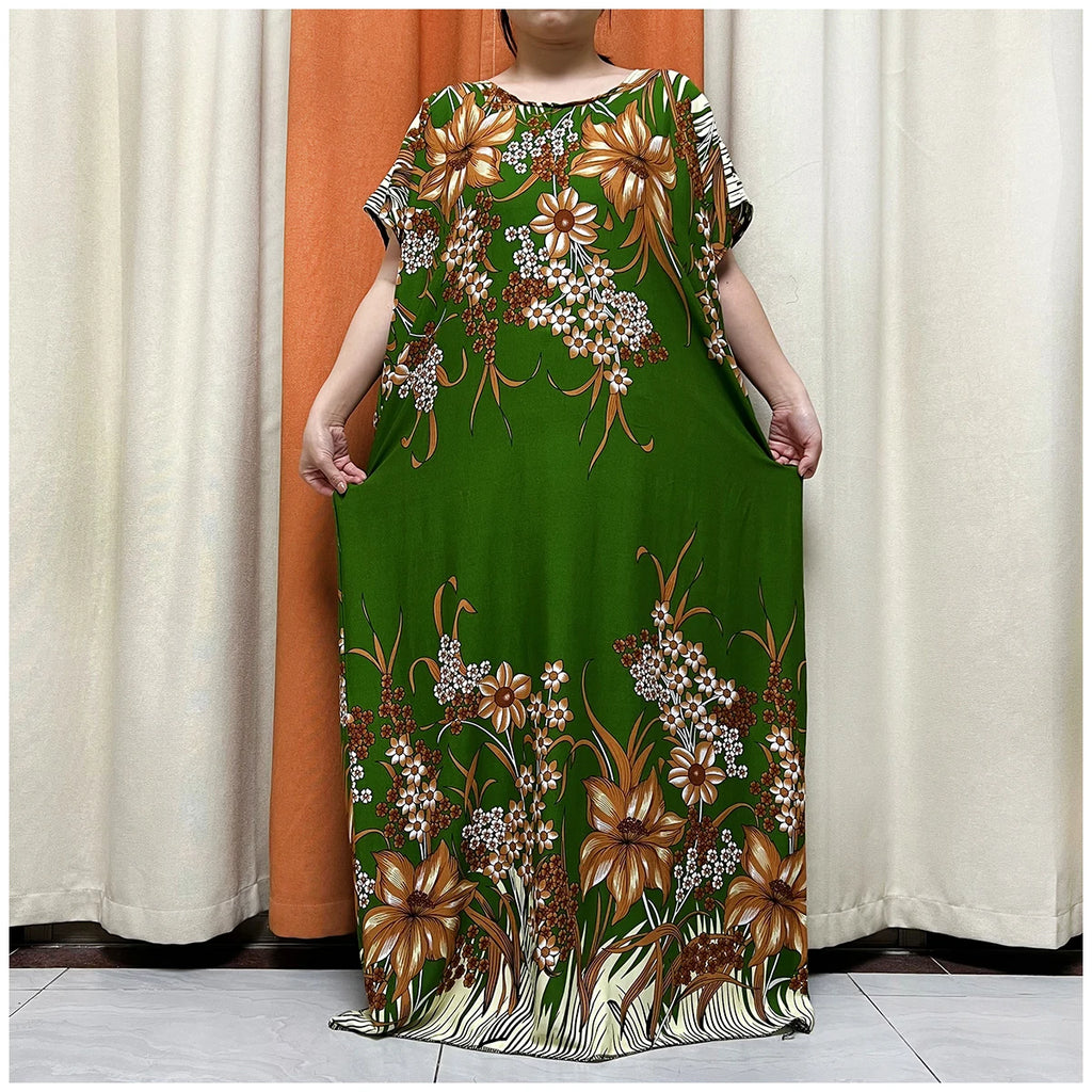 Latest Hot Sale African Dress For Women Muslim Abaya Dubai Turkey Muslim Fashion Hijab Cotta Dress American Islam Clothing