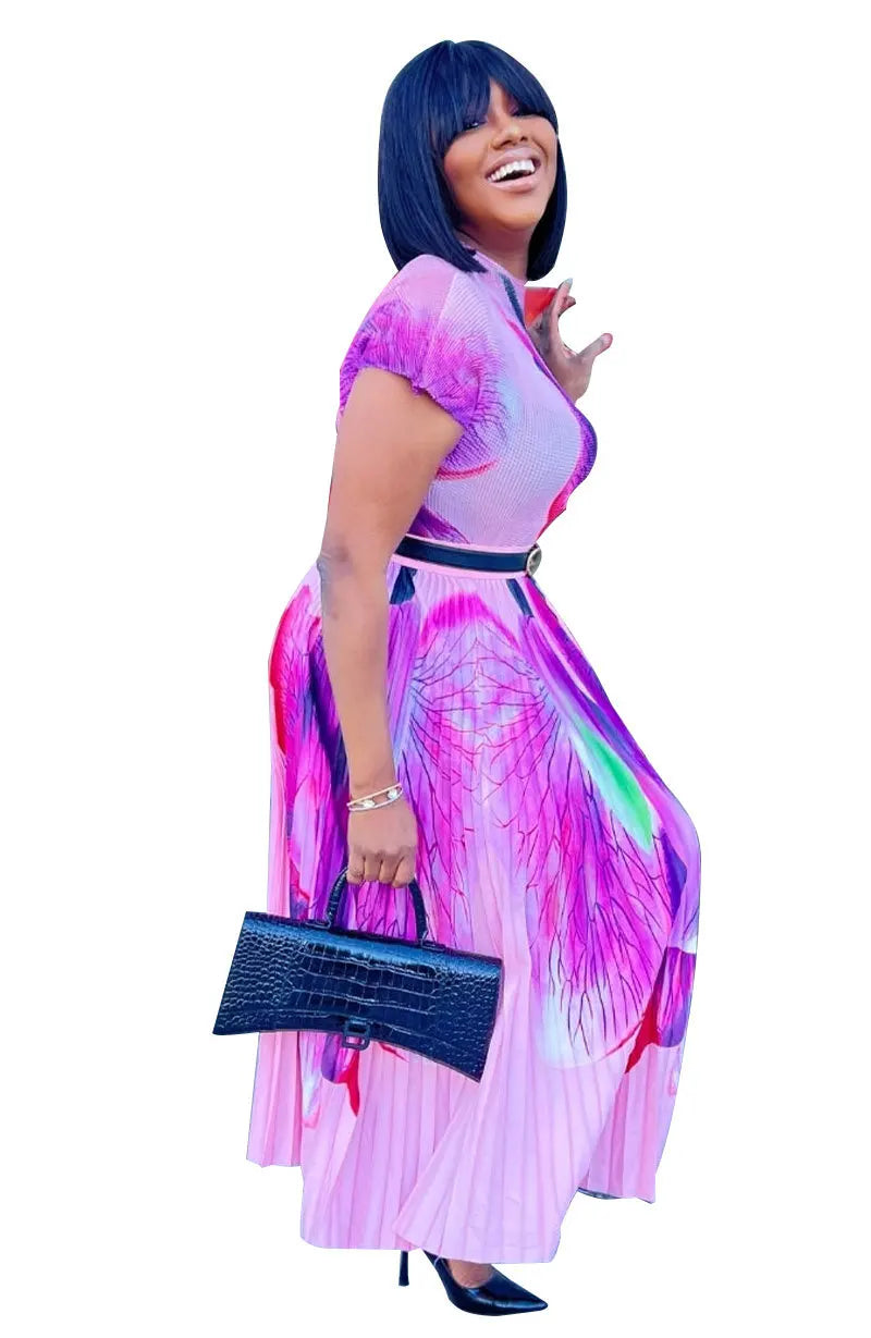 African Dresses For Women Elegant 2023 Dashiki Autumn Spring Maxi Dress Ladies Traditional African Clothing Fairy Dreaes