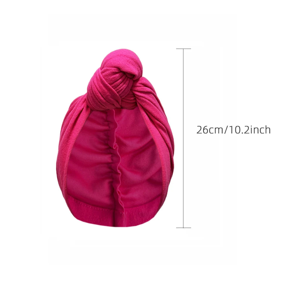 Couvre-chef noués pour femmes, Turban africain, bonnet pré-noué, couvre-cheveux