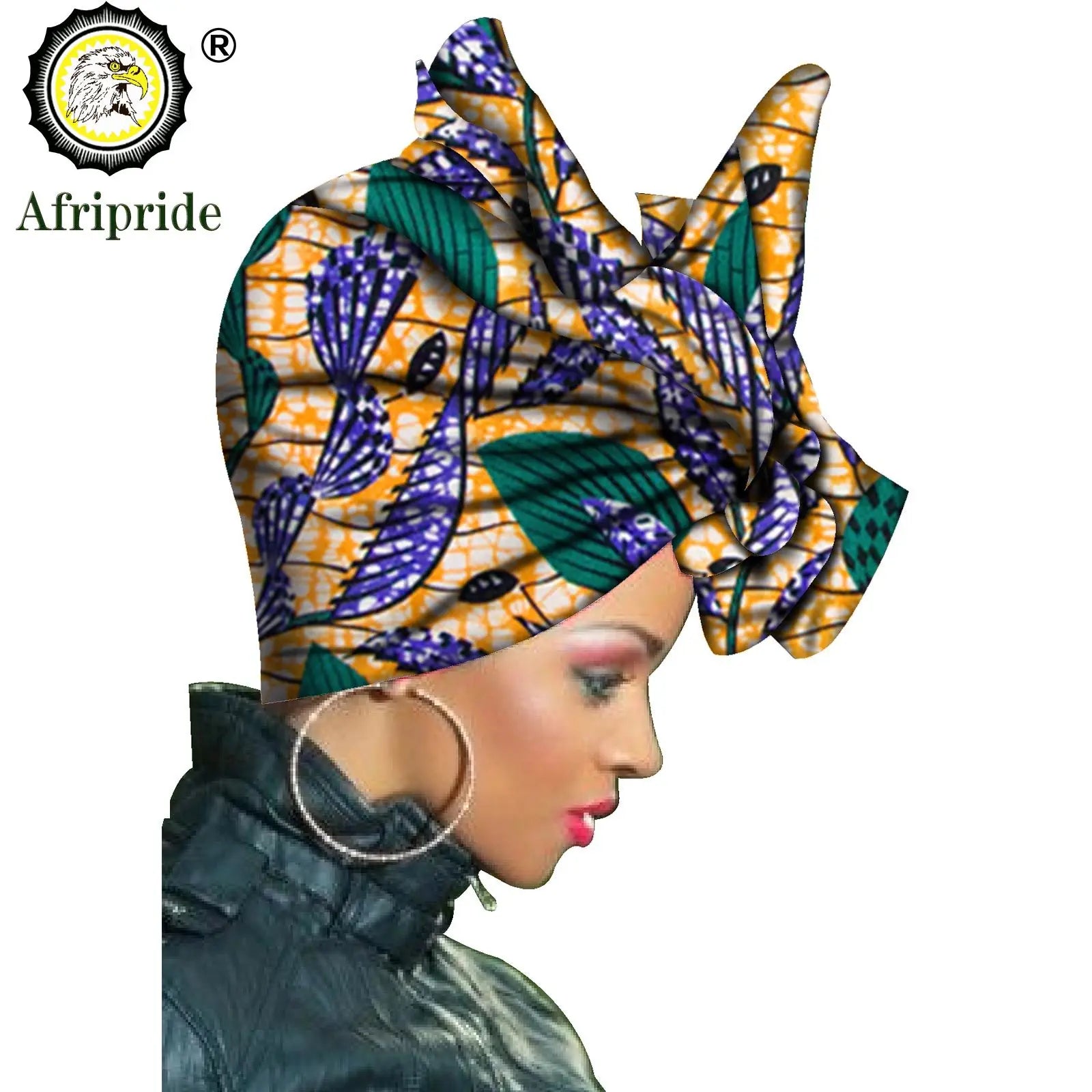 Foulard africain pour femmes imprimer traditionnel foulard Turban coton cire écharpe châles femmes africain tête enveloppement S20H001