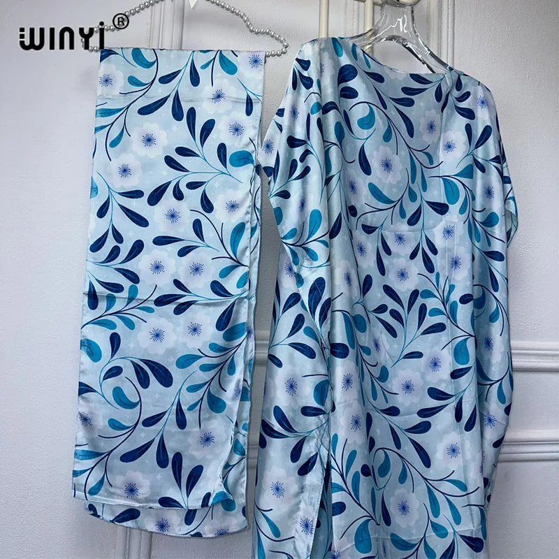WINYI muslim african traditional dress for woman abaya dubai luxury 2024 Kaftan robes,Elegant Maxi Length Dress beach cover up