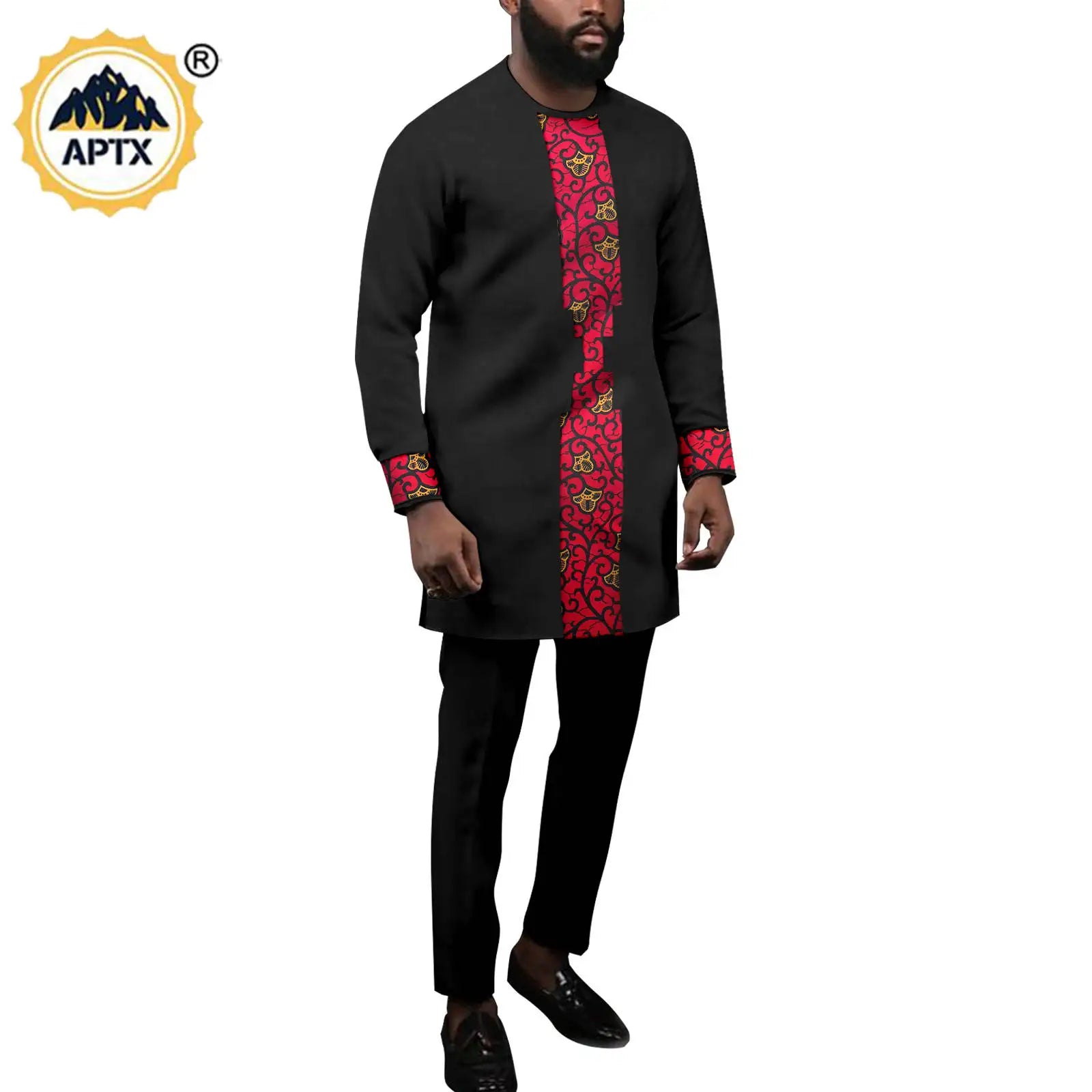 Vêtements Africains pour Couple, Robes sulfAssorties, Tenues pour Hommes, Ensembles Chemise et Pantalon, Dashiki, Robe de ixà Volants pour Dames, Y23C002