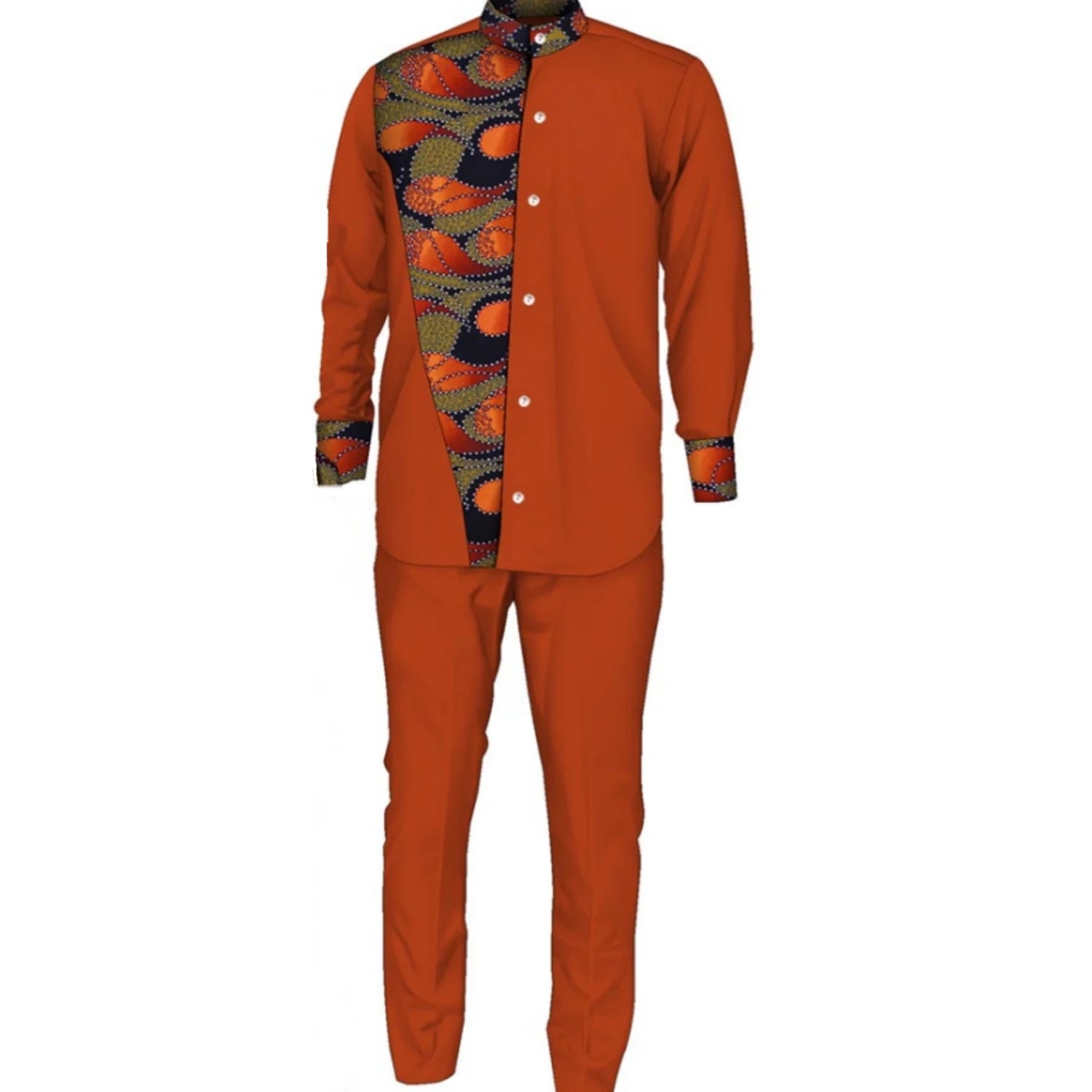 Vêtements de Couple africains, robes africaines pour femmes, ensemble haut et pantalon imprimés pour hommes, vêtements de fête pour amoureux de mariage, Wyq1093