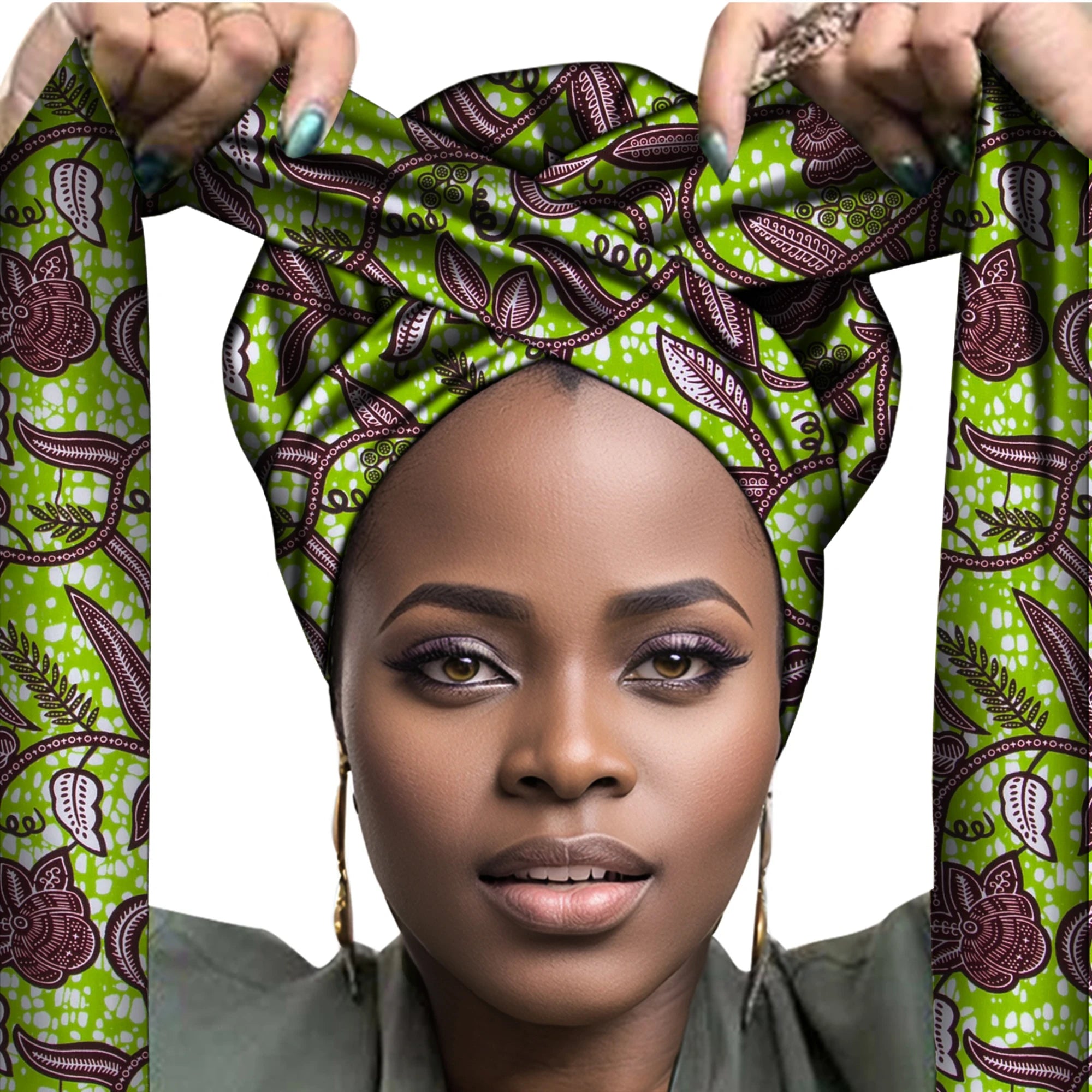 Turban de tête enveloppé de sauna africain pour femmes, accessoires pour cheveux, écharpe pour dames, chapeau, Nigeria, WYB612
