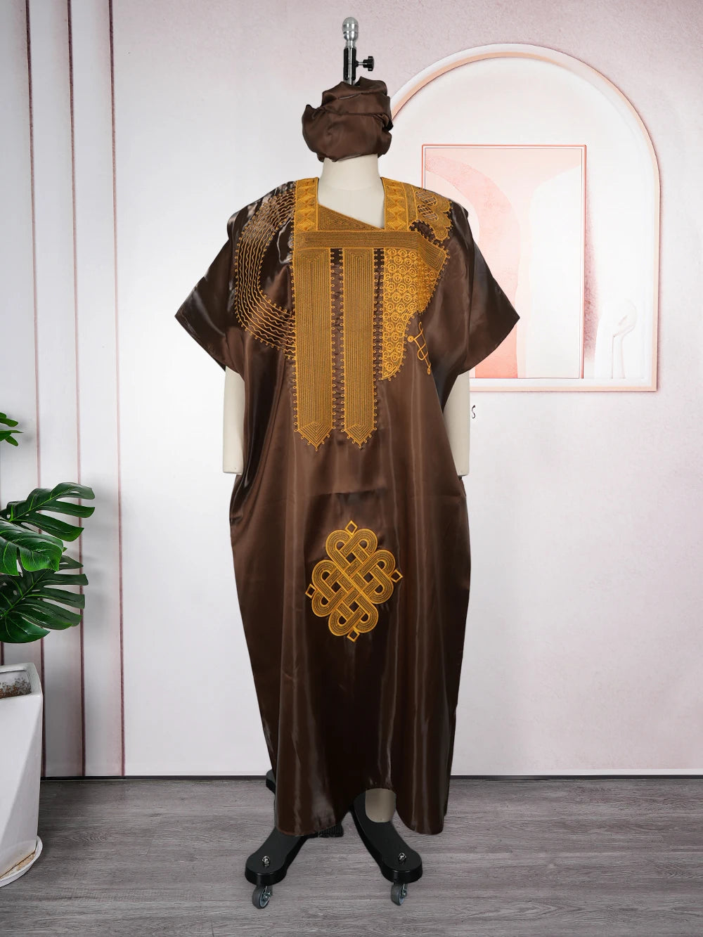 African Dresses for Women Traditional Africa Clothing Dashiki Ankara Embroidery Gown Abayas Robe Muslim Kaftan Maxi Long Dress