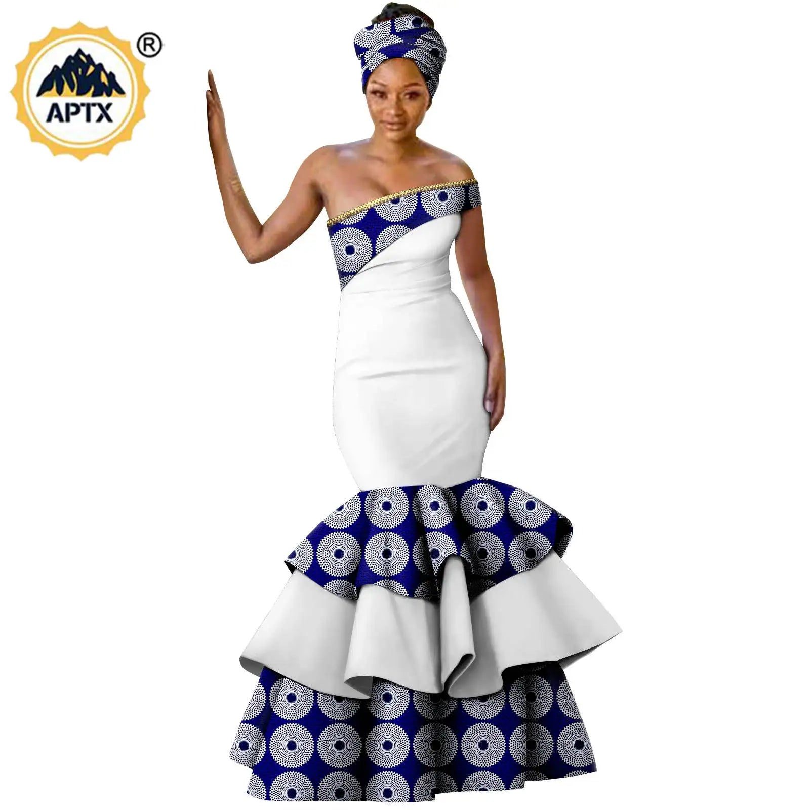 Vêtements Africains pour Couple, Robes sulfAssorties, Tenues pour Hommes, Ensembles Chemise et Pantalon, Dashiki, Robe de ixà Volants pour Dames, Y23C002