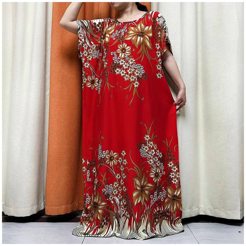 Latest Hot Sale African Dress For Women Muslim Abaya Dubai Turkey Muslim Fashion Hijab Cotta Dress American Islam Clothing