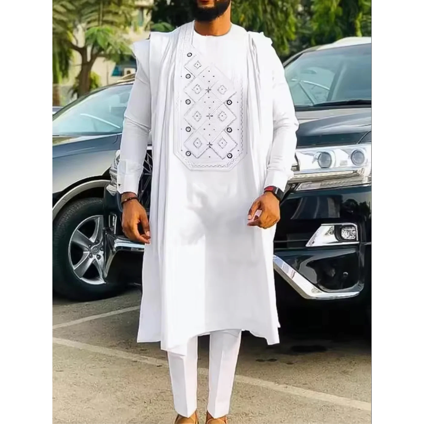 Vêtements africains pour hommes, chemises Dashiki, pantalons Ankara, ensemble 3 pièces, tenues de soirée de mariage, costume, vêtements traditionnels